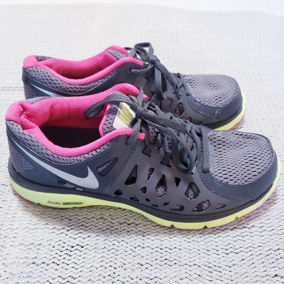 Nike Dual Fushion Run2 grey green and pink - Picture 4 of 4